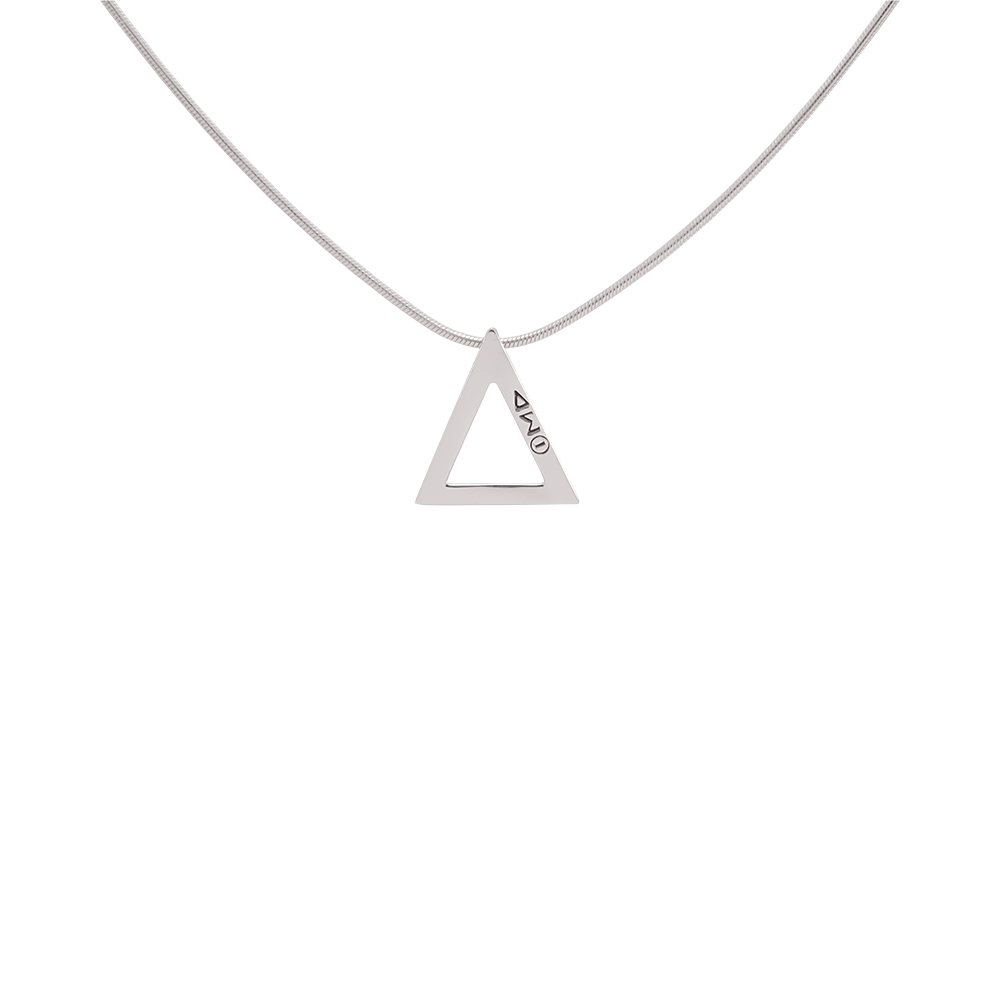 Pyramid Necklace (Black Symbols)
